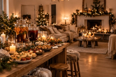winterborrel organiseren voor een grote groep