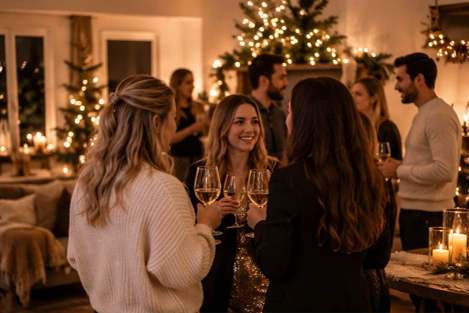 winterborrel organiseren voor een grote groep