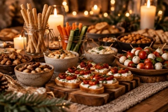betaalbare winterborrel hapjes